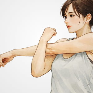 筋肉が伸びやすい