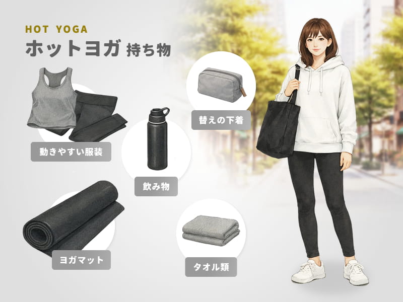 ホットヨガの持ち物
