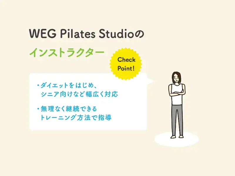 WEG Pilates Studioのインストラクター